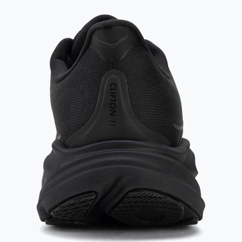 Buty do biegania damskie HOKA Clifton 11 X-Wide black/black 6