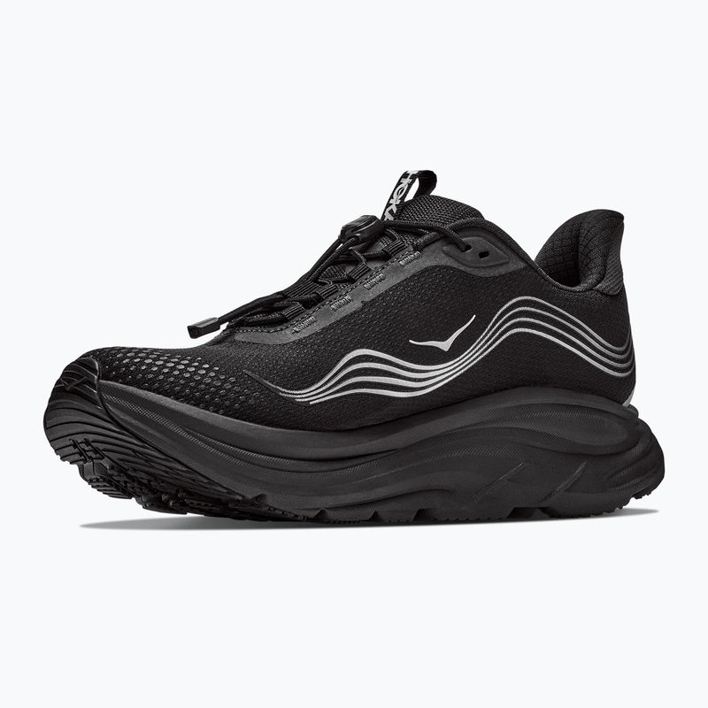 Buty do biegania męskie HOKA Clifton 11 GTX Wide black/black 4