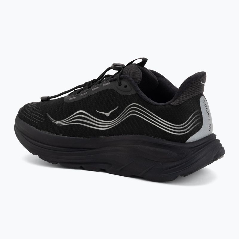 Buty do biegania męskie HOKA Clifton 11 GTX Wide black/black 3