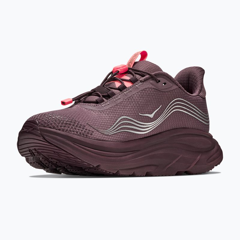 Buty do biegania damskie HOKA Clifton 11 GTX Wide smoky quartz/deep mauve 4