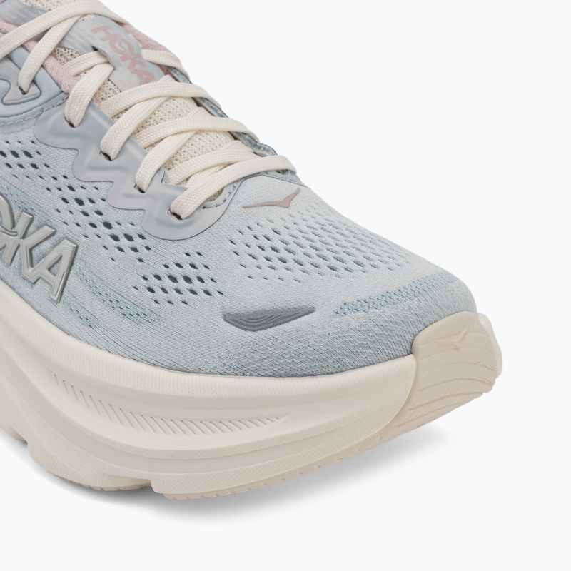 Buty do biegania damskie HOKA Bondi 9 GLM alabaster/mineral blue 7