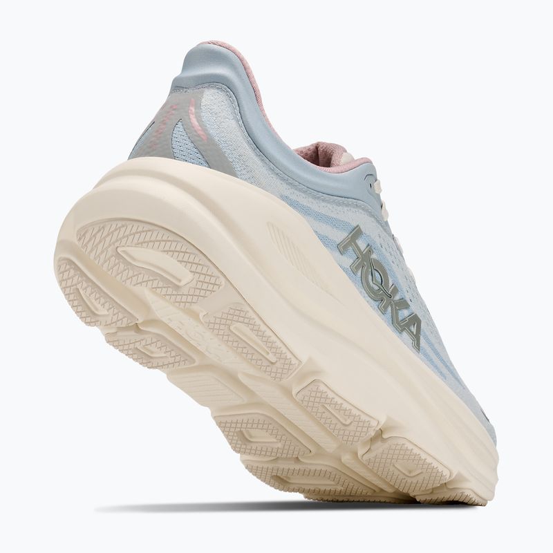 Buty do biegania damskie HOKA Bondi 9 GLM alabaster/mineral blue 3