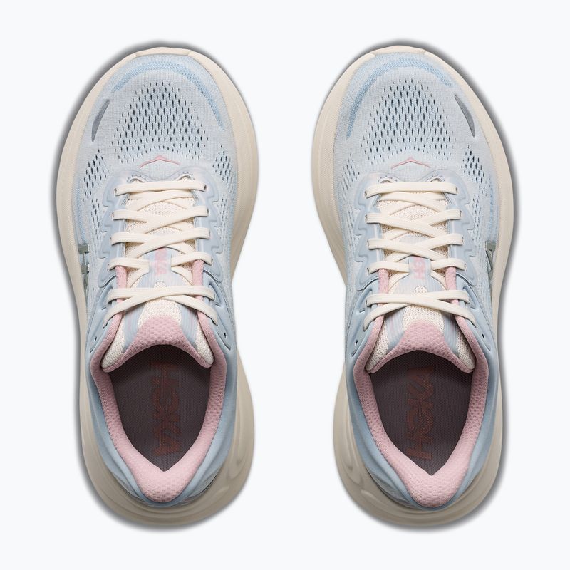 Buty do biegania damskie HOKA Bondi 9 GLM alabaster/mineral blue 5