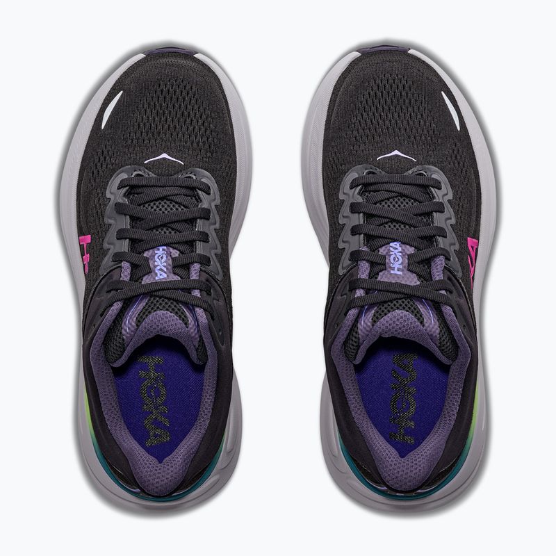 Buty do biegania damskie HOKA Bondi 9 black/neon dragonfruit 5