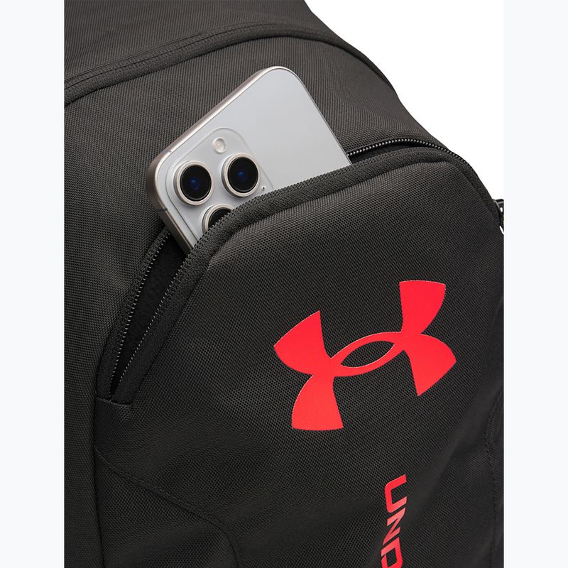 Plecak Under Armour Hustle Lite 26.5 l black/racer red 3