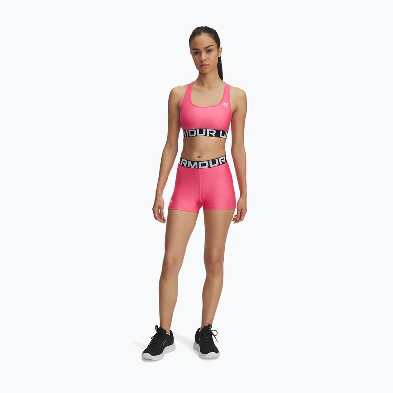 Spodenki damskie Under Armour HG Authentics horizon super pink/white 2