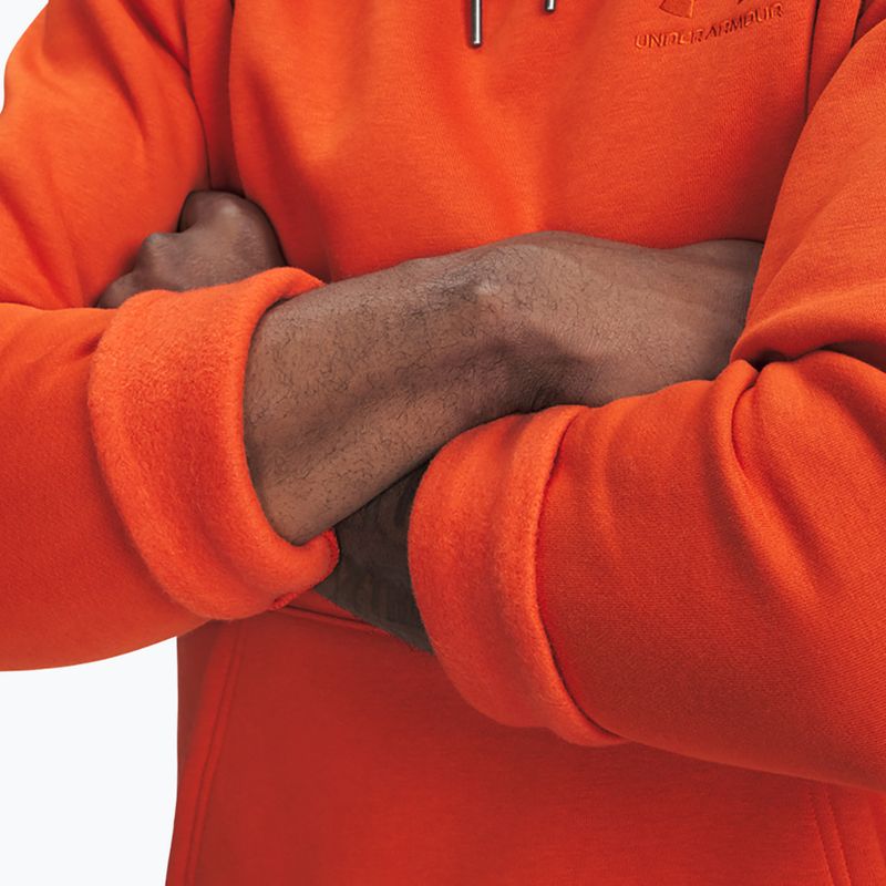 Bluza męska Under Armour Essential Fleece Hoodie surplus orange/surplus orange 4