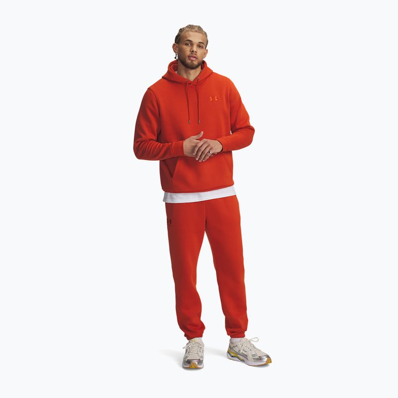 Spodnie treningowe męskie Under Armour Essential Fleece Joggers surplus orange/surplus orange 2