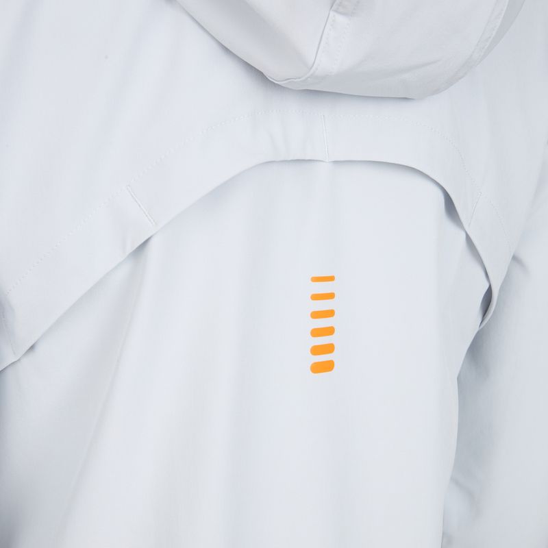 Kurtka do biegania damska Under Armour Outrun The Storm halo gray/squad orange 5