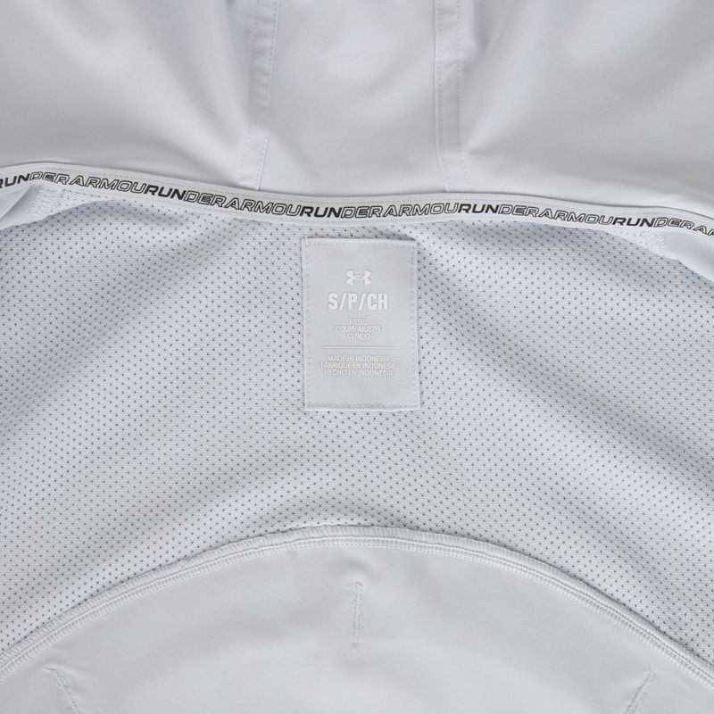 Kurtka do biegania damska Under Armour Outrun The Storm halo gray/squad orange 7