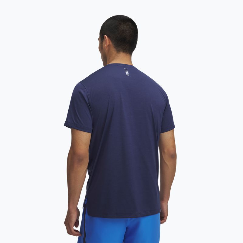 Koszulka do biegania męska Under Armour UA Launch washed navy/reflective 2