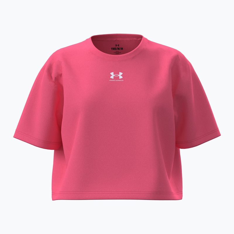Koszulka dziecięca Under Armour Rival pink