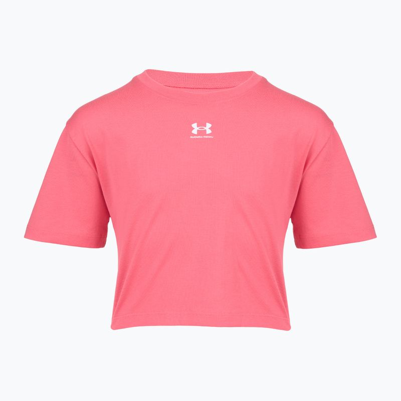 Koszulka dziecięca Under Armour Rival pink