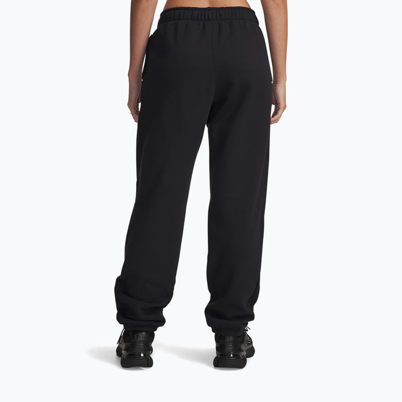 Spodnie treningowe damskie Under Armour Icon Vida Fleece Jogger black/black 3