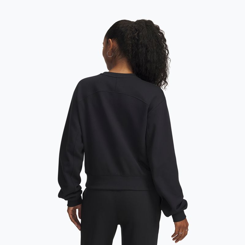Bluza treningowa damska Under Armour Icon Vida Fleece Crew black/black 2