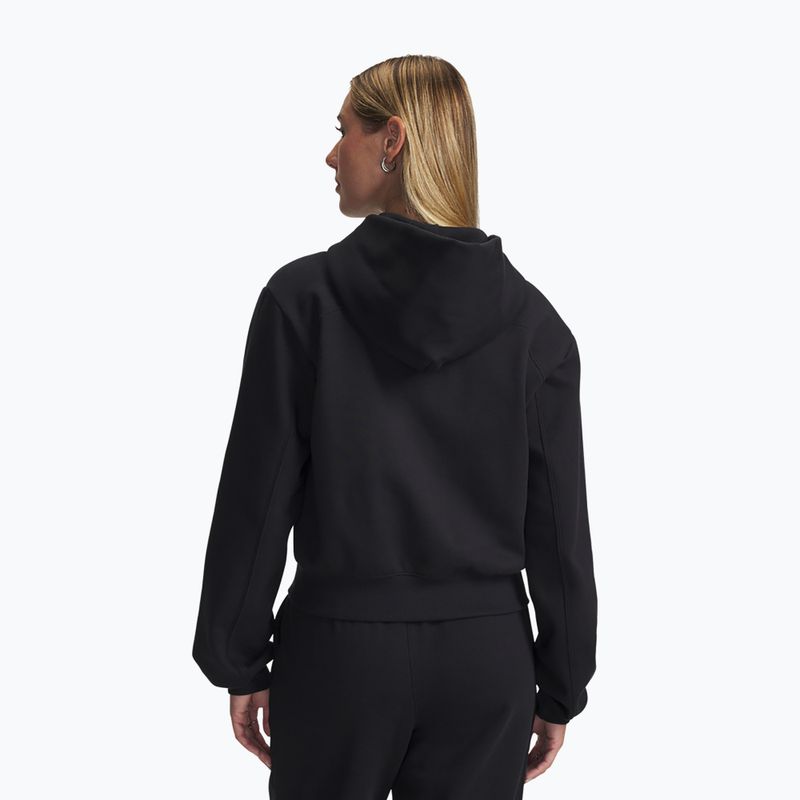 Bluza treningowa damska Under Armour Icon Vida Fleece FZ black/black 2