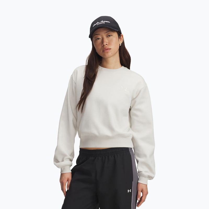 Bluza treningowa damska Under Armour Icon Vida Fleece Crew summit white/summit white