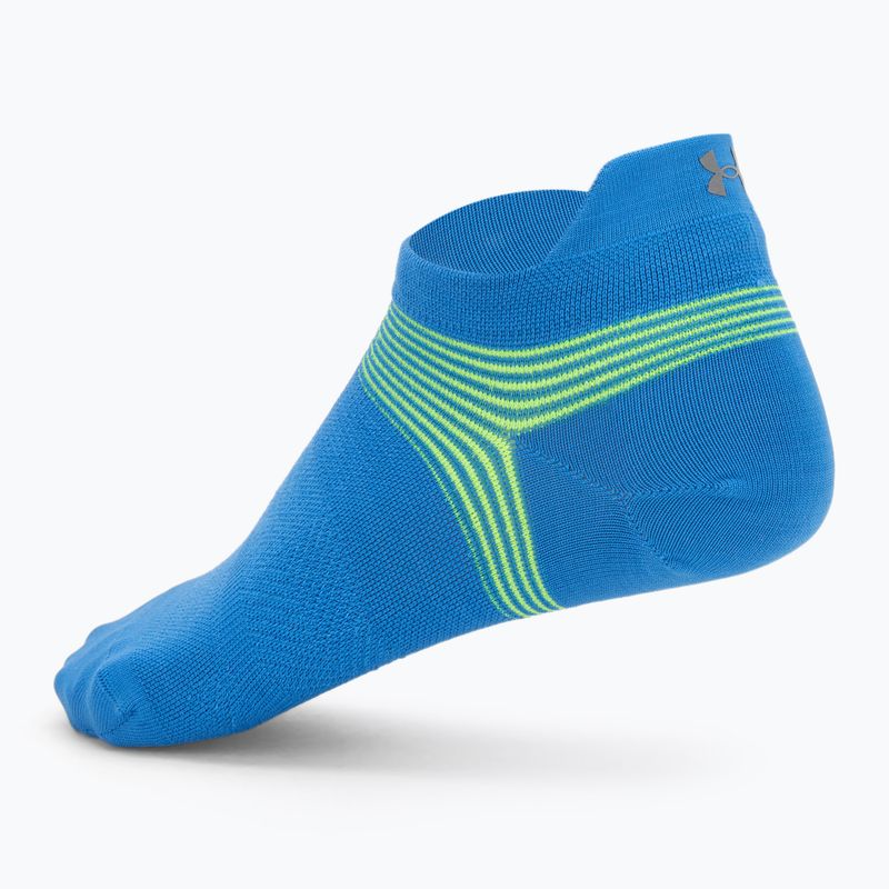 Skarpety męskie Under Armour Dry Run Lite No Show 3 pary blue atlantis/black/reflective 5
