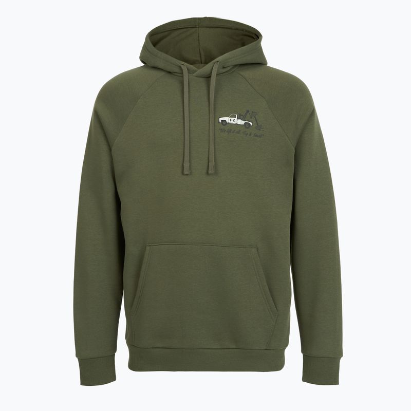 Bluza męska Under Armour Rival Fleece HBR Logo Hoodie marine od green/stone 4