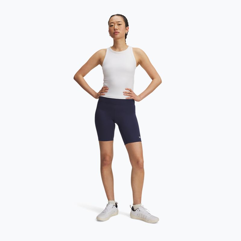 Spodenki treningowe damskie Under Armour Motion Bike EMEA washed navy/white 2