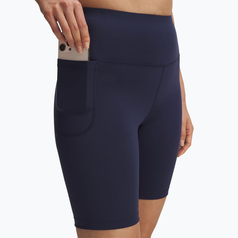 Spodenki treningowe damskie Under Armour Motion Bike EMEA washed navy/white 4