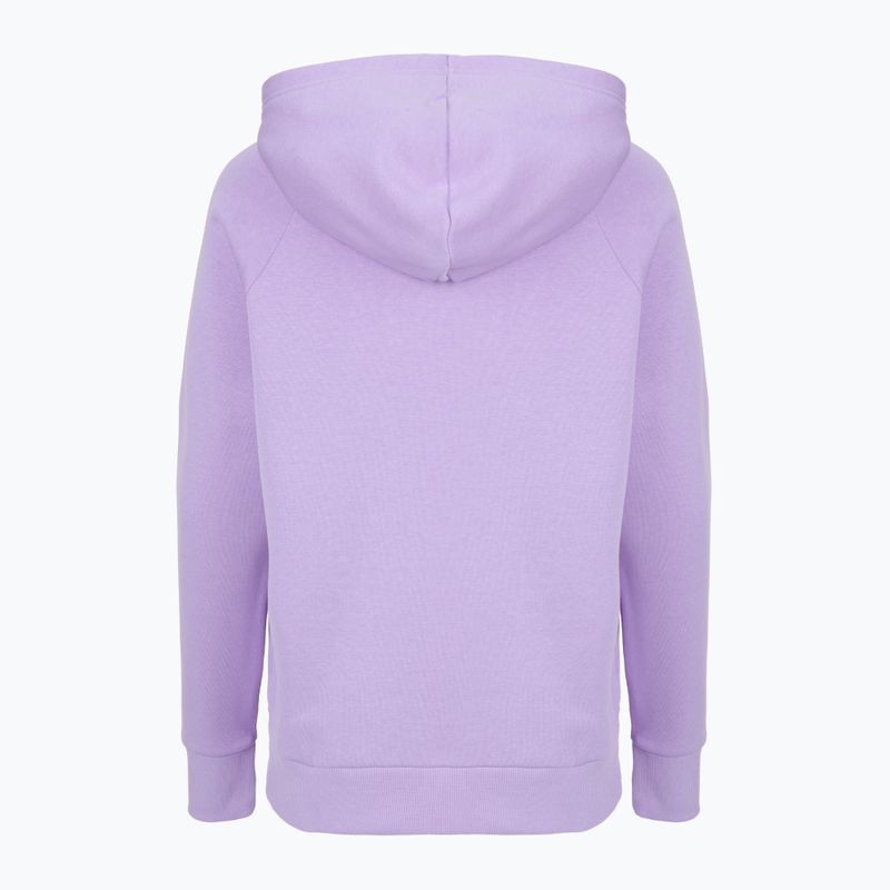 Bluza damska Under Armour Rival Fleece Hoodie transparent/white 5