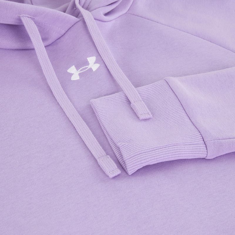 Bluza damska Under Armour Rival Fleece Hoodie transparent/white 7