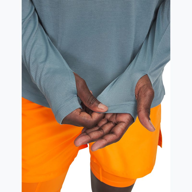 Bluza do biegania męska Under Armour Launch 1/4 Zip jasper blue/reflective 3