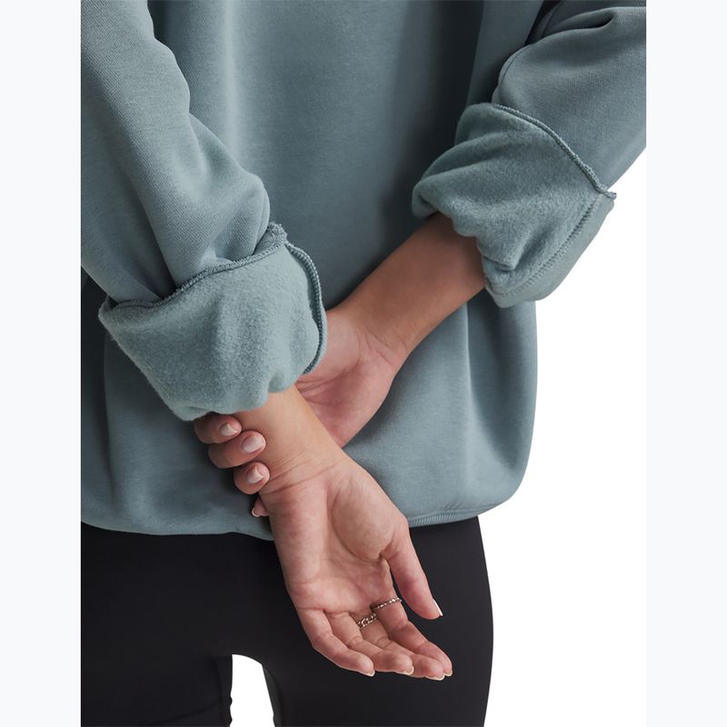 Bluza damska Under Armour Rival Fleece Varsity Crew serpentine/white 3