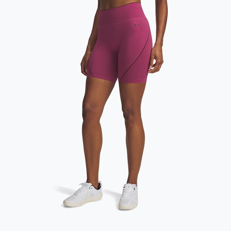 Spodenki damskie Under Armour Vanish Seamless fuchsia dusk/dark maroon/dark maroon
