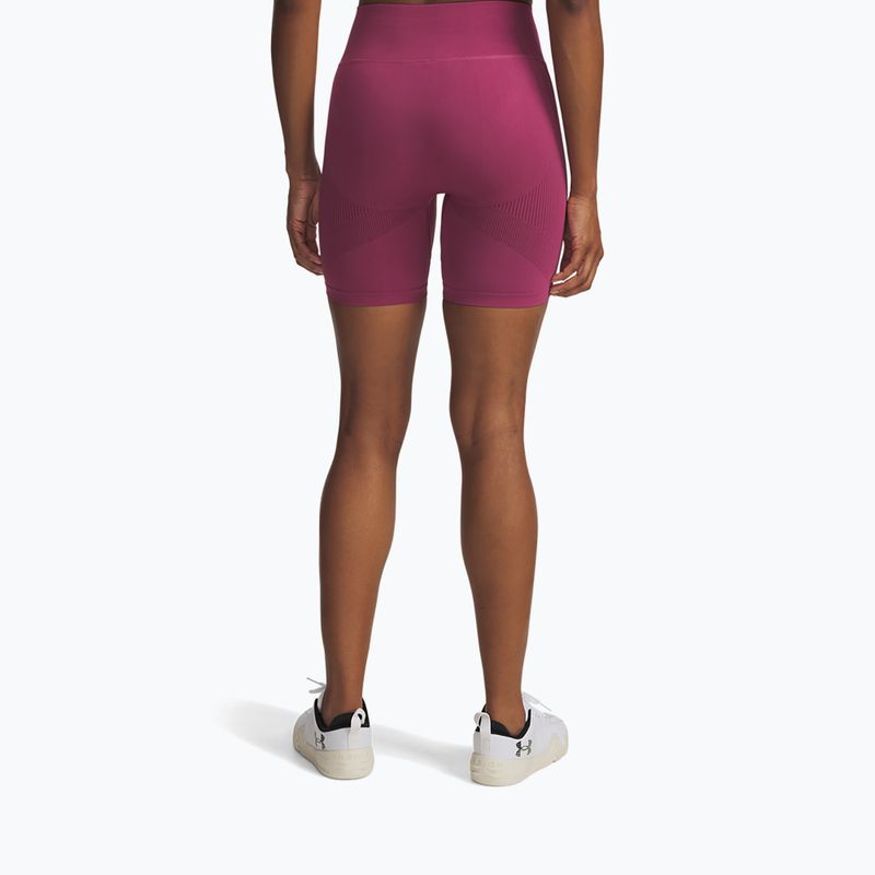 Spodenki damskie Under Armour Vanish Seamless fuchsia dusk/dark maroon/dark maroon 3
