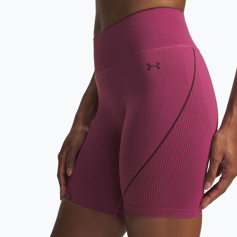 Spodenki damskie Under Armour Vanish Seamless fuchsia dusk/dark maroon/dark maroon 4