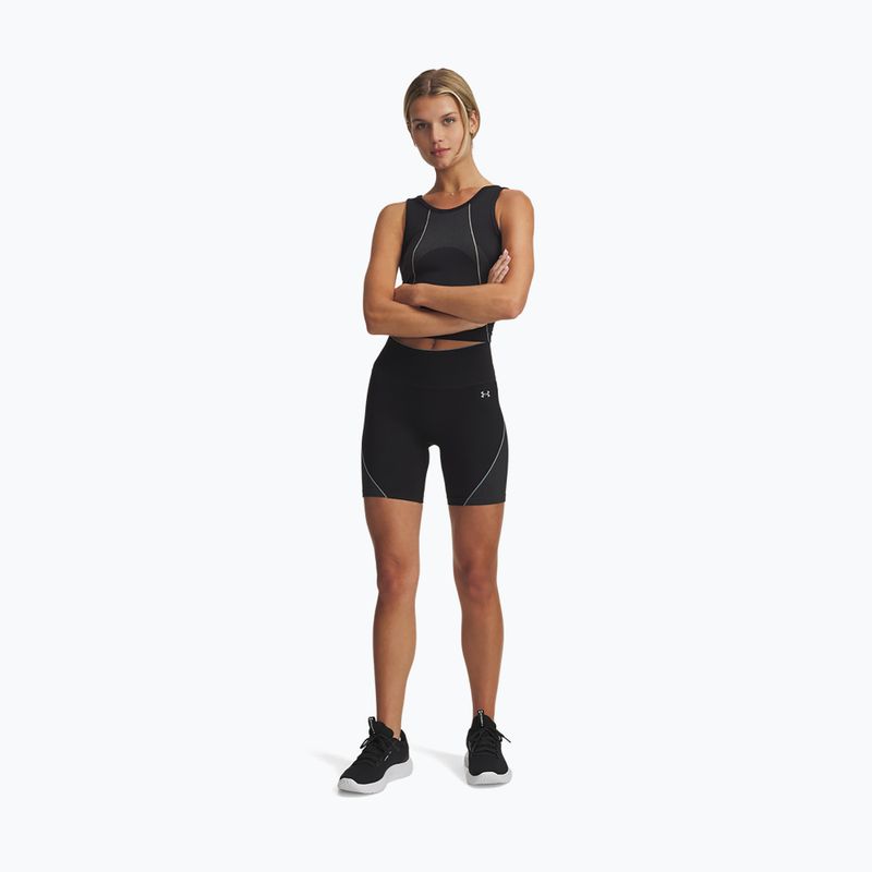 Spodenki damskie Under Armour Vanish Seamless black/steel/steel 2