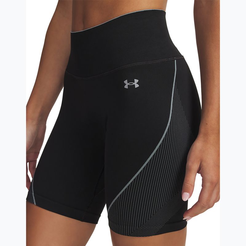 Spodenki damskie Under Armour Vanish Seamless black/steel/steel 4