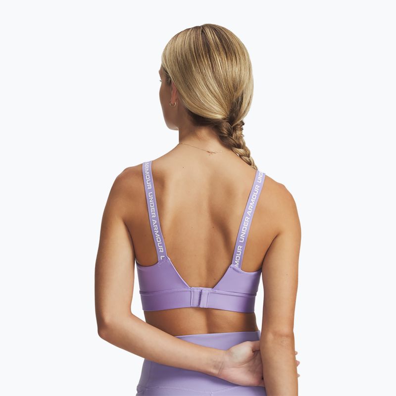 Biustonosz treningowy Under Armour Infinity Mid transparent/white 2