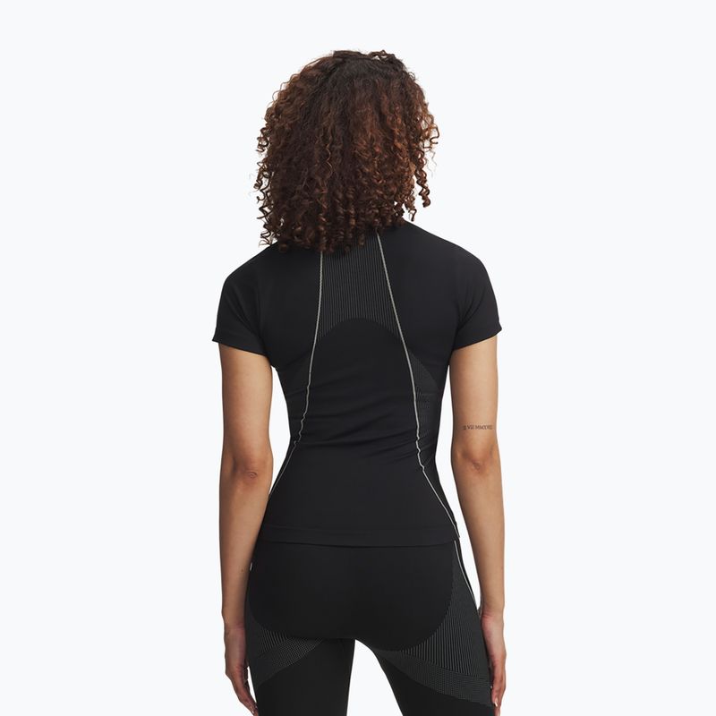 Koszulka treningowa damska Under Armour Vanish Seamless black/steel/steel 2