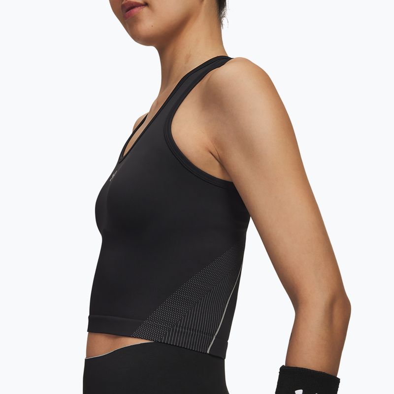 Koszulka treningowa damska Under Armour Vanish Seamless Tank black/steel/steel 3
