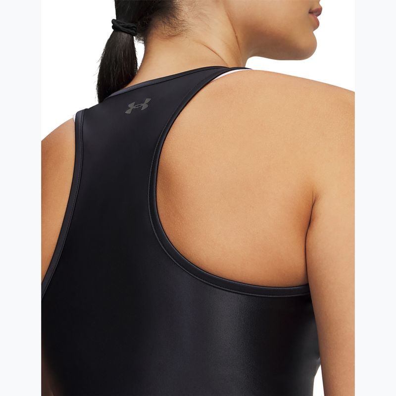Top treningowy damski Under Armour Motion Shine Tank black/jet gray 3