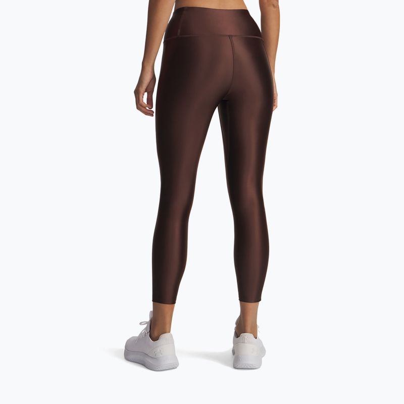 Legginsy treningowe damskie Under Armour Motion Shine Ankle kona brown/black 3