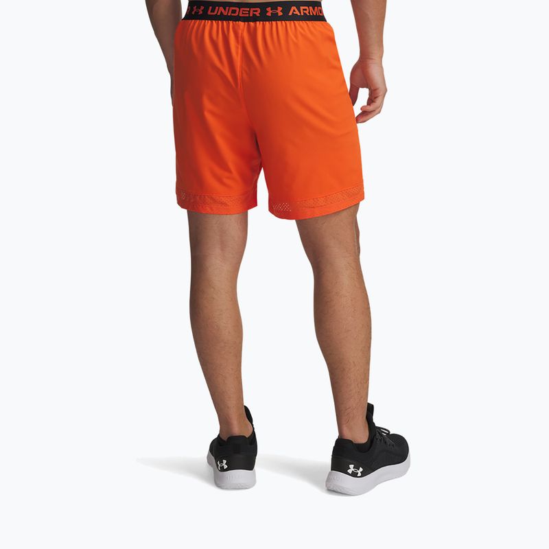 Spodenki treningowe męskie Under Armour UA Vanish Woven 6in orange base/black 3