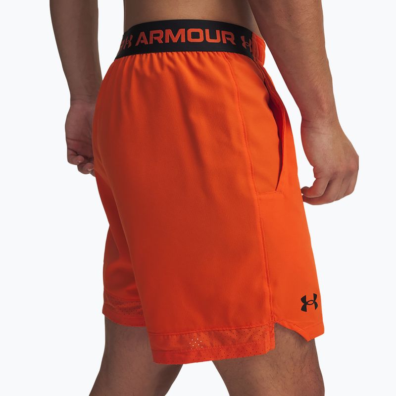 Spodenki treningowe męskie Under Armour UA Vanish Woven 6in orange base/black 4