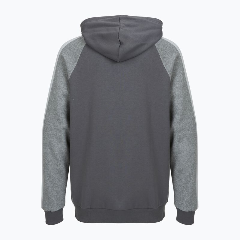 Bluza męska Under Armour Rival Fleece Colorblock Hoodie castlerock/mod gray/white 4