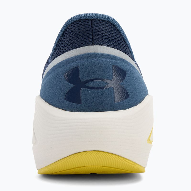 Buty do biegania męskie Under Armour Sonic 7 washed navy/nu blue/yellow shade 6