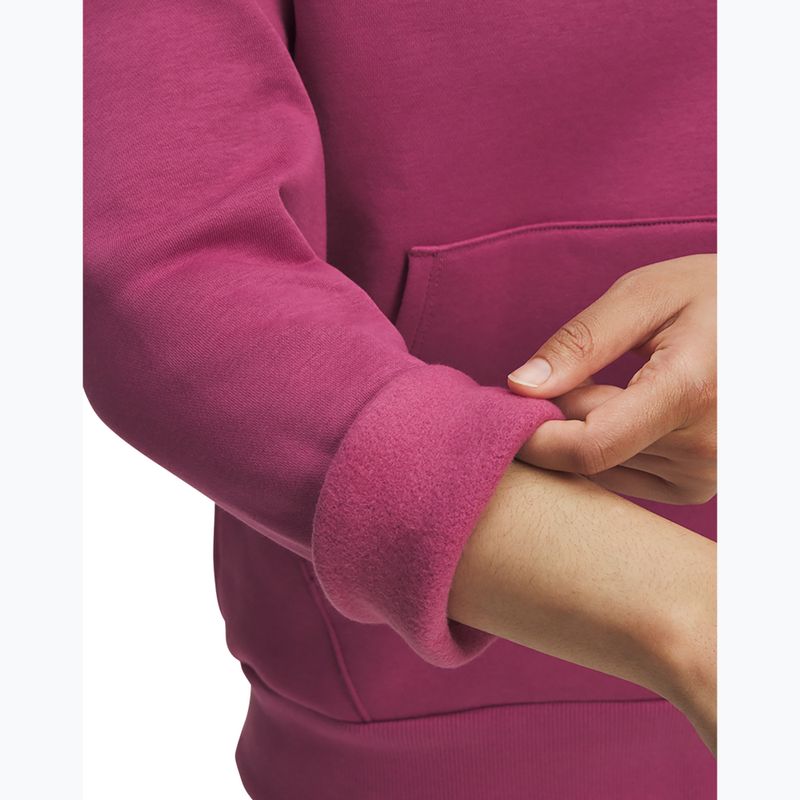 Bluza damska Under Armour Rival Feelce Shimmer Hoody fuchsia dusk/irisdescent 3