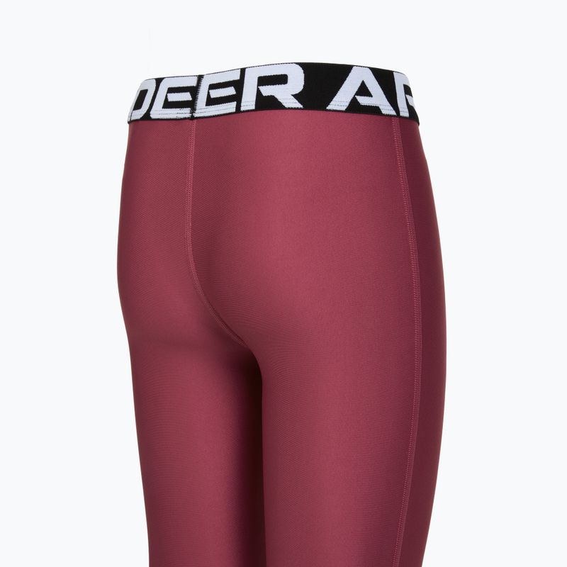 Legginsy treningowe dziecięce Under Armour HeatGear fuchsia dusk 4