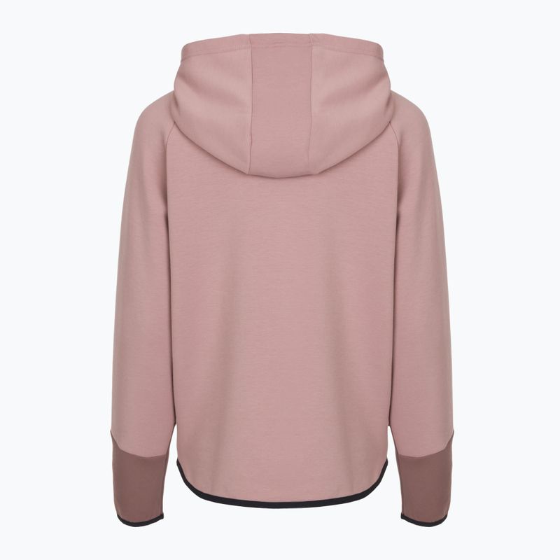 Bluza damska Under Armour Unstoppable Fleece HZ tourmaline pink/maroon mist/black 5