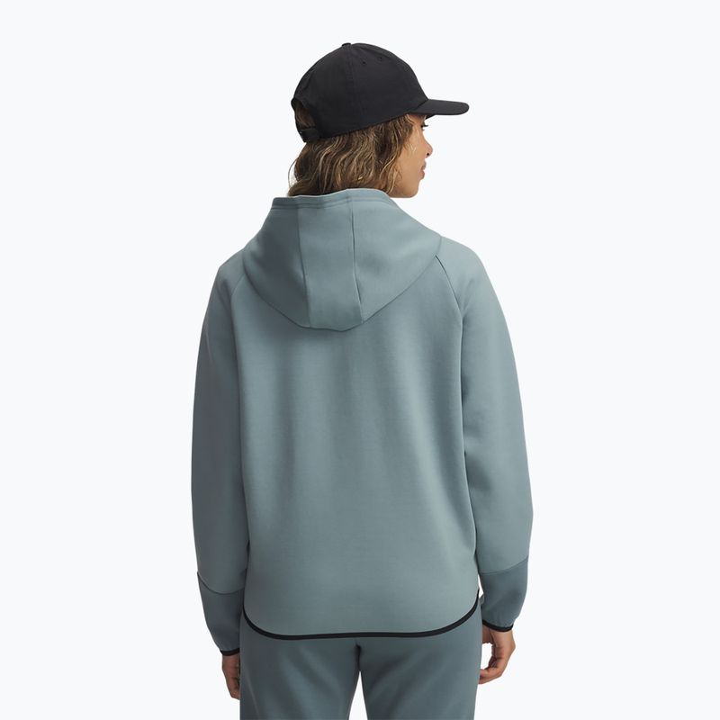 Bluza damska Under Armour Unstoppable Fleece HZ serpentine/jasper blue/black 2