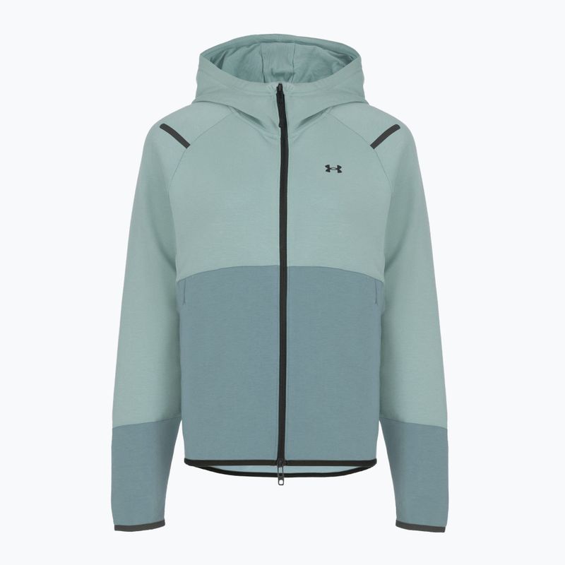 Bluza damska Under Armour Unstoppable Fleece HZ serpentine/jasper blue/black 4