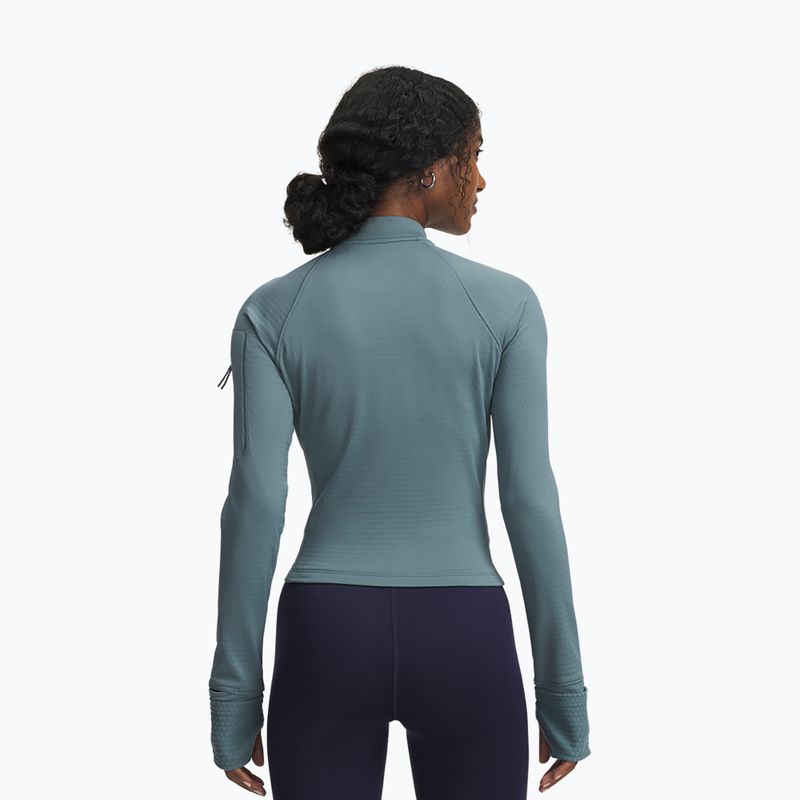 Bluza do biegania damska Under Armour Pro Half Zip jasper blue/reflective 2