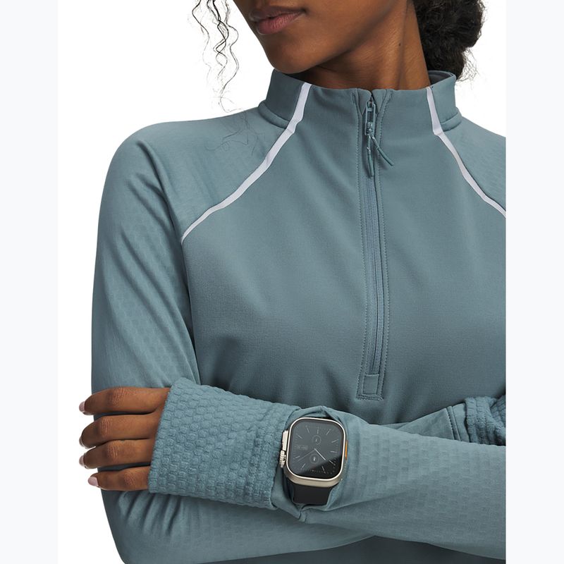 Bluza do biegania damska Under Armour Pro Half Zip jasper blue/reflective 3